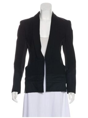 SURFACE TO AIR Mixed Media Shawl Collar Blazer M